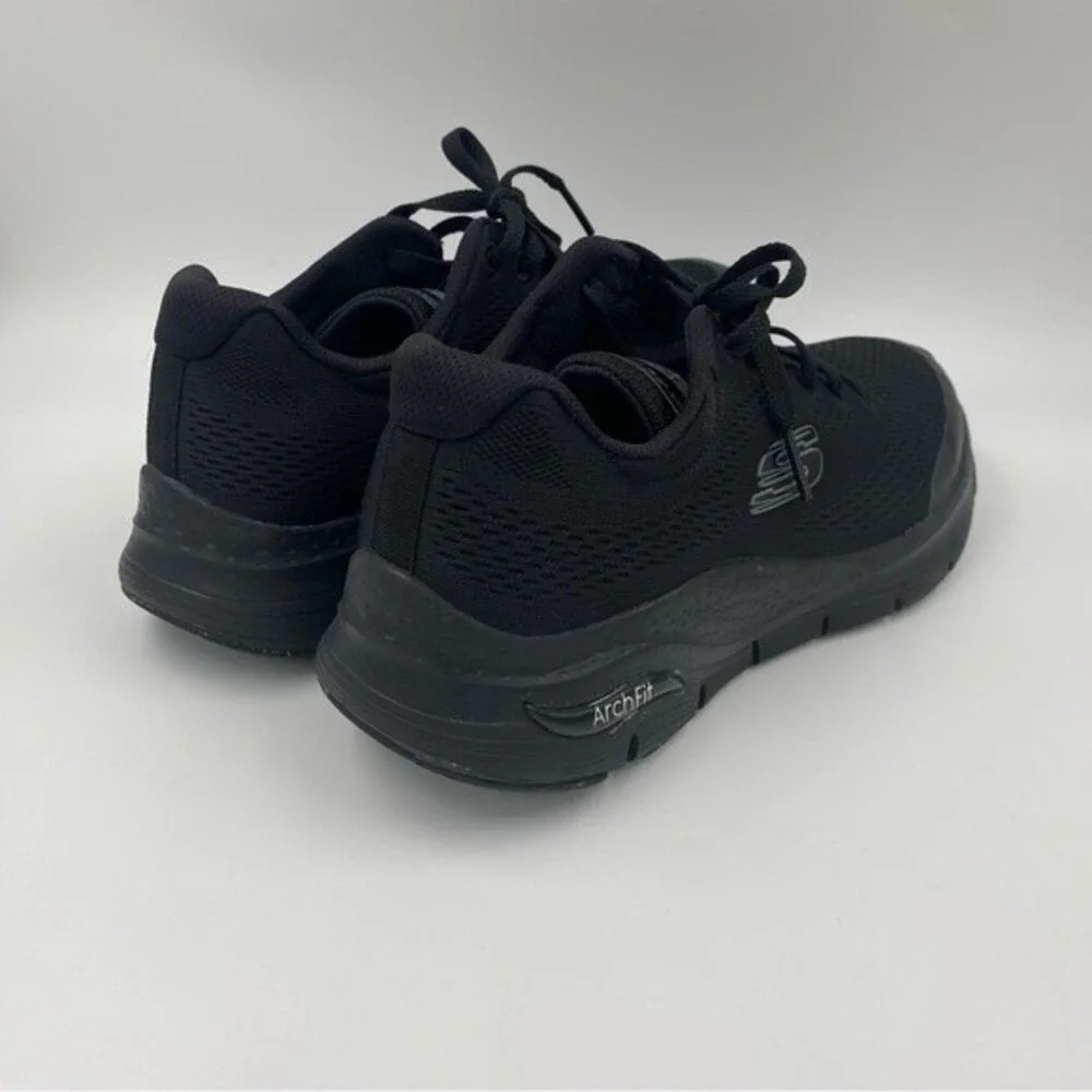 Skechers Men's Arch Fit‎ Oxford, Black/Black, 7 M US